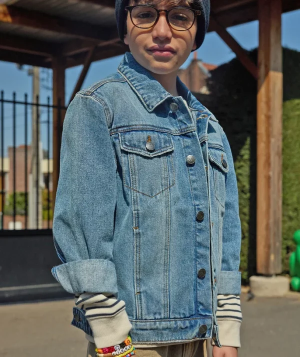 veste en jean enfant