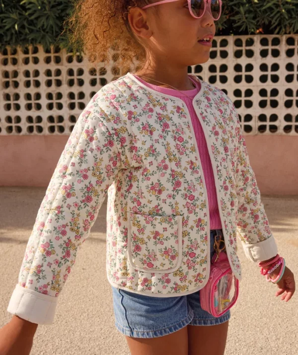 Veste fleurie enfants