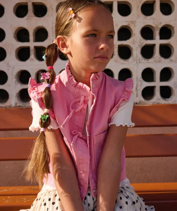 Chemise enfant rose