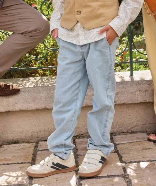 Jean enfant bleu clair