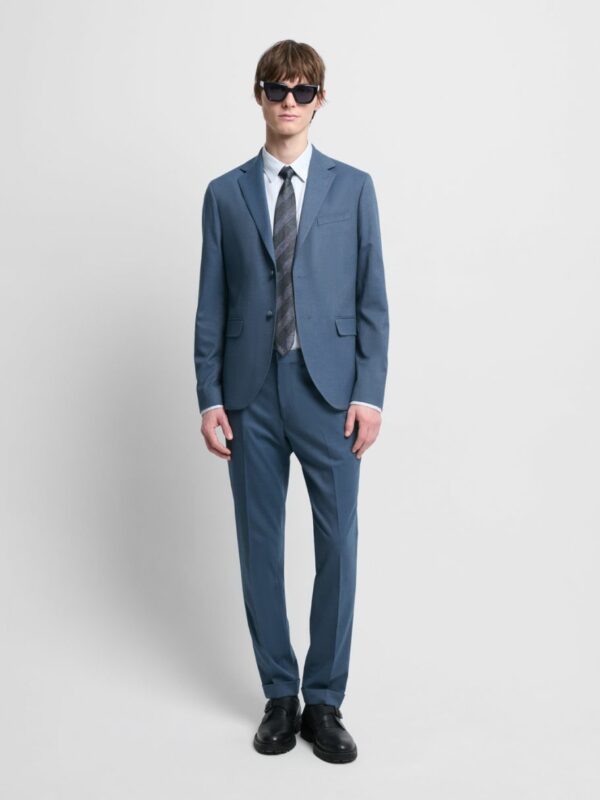 pantalon de costume bleu marine