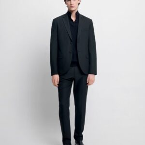 veste de costume noire